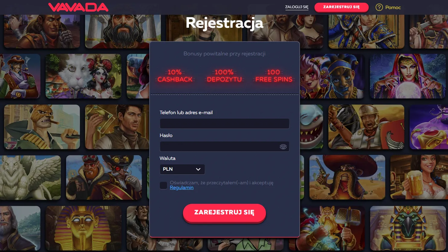 Vavada Rejestracja – Konto w 60 Sekund